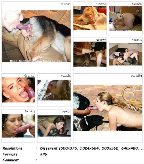 114 ZF Dog Sucking Mix 2   100 Bestiality Pics - Dog Sucking Mix 2 - 100 AnimalSex Pictures